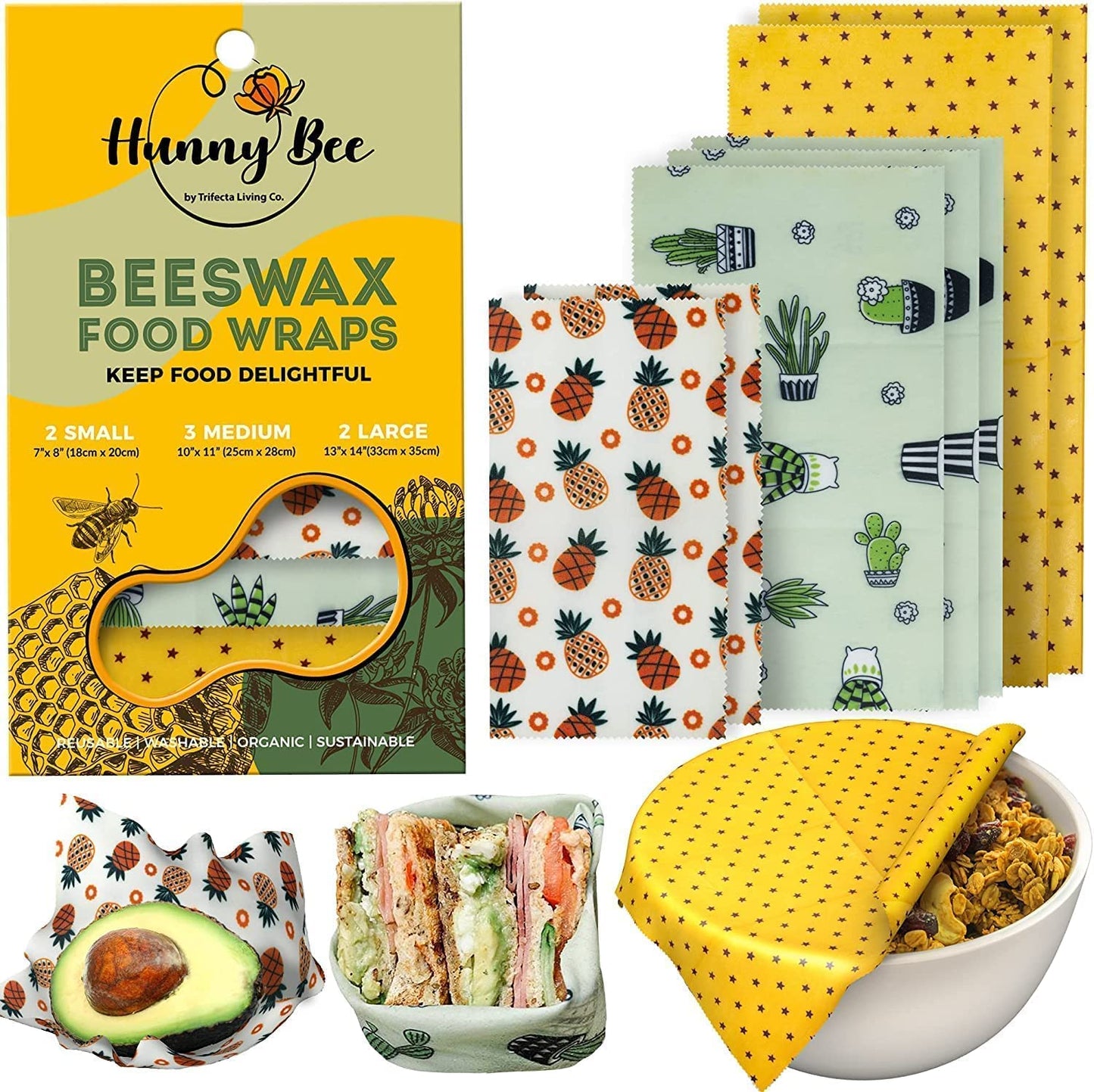 Eco-Friendly Beeswax Food Wraps