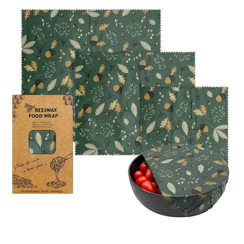 Organic Beeswax Food Wrap – Reusable & Sustainable Food Storage Solution