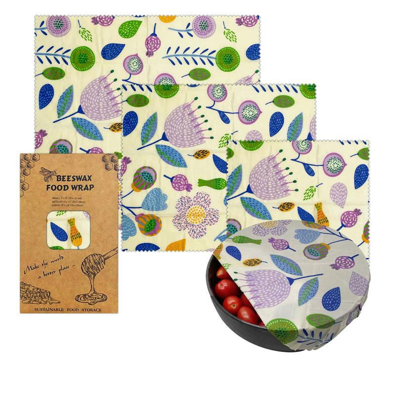 Organic Beeswax Food Wrap – Reusable & Sustainable Food Storage Solution