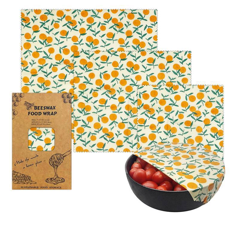 Organic Beeswax Food Wrap – Reusable & Sustainable Food Storage Solution