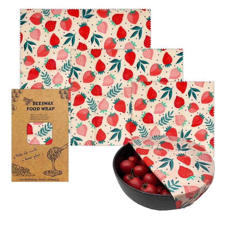 Organic Beeswax Food Wrap – Reusable & Sustainable Food Storage Solution